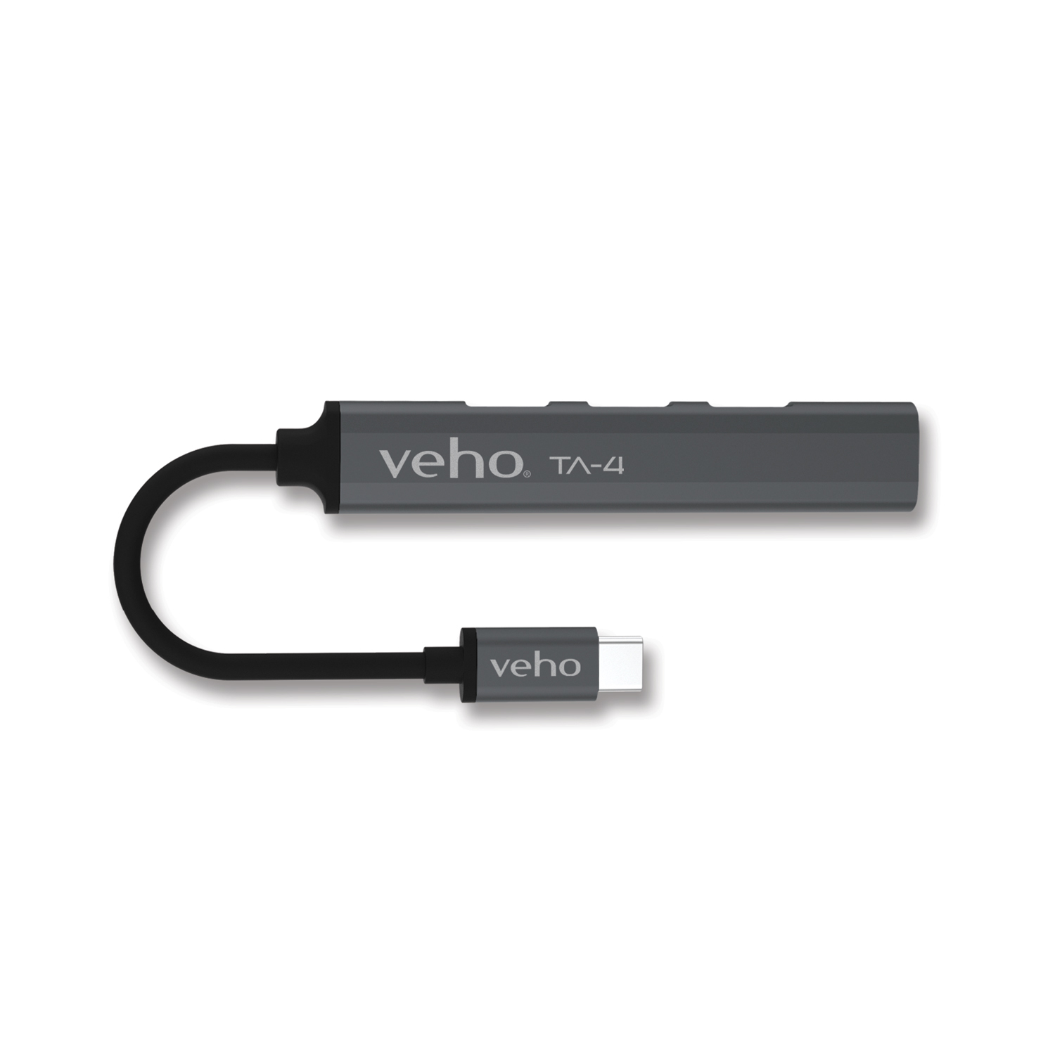 Veho VAA-650-TA4-USB-C USB 3.2 Gen 1 (3.1 Gen 1) Type-C 5000 Mbit/s Grå