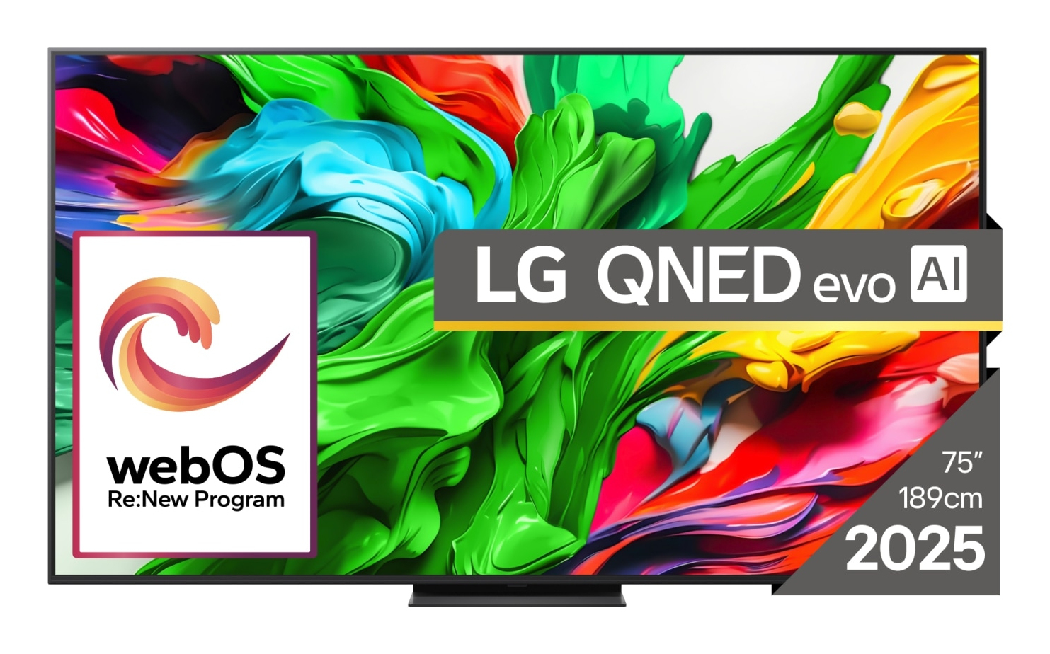 LG QNED 75QNED86A3A TV 190,5 cm (75") 4K Ultra HD Smart TV Wi-Fi Sort
