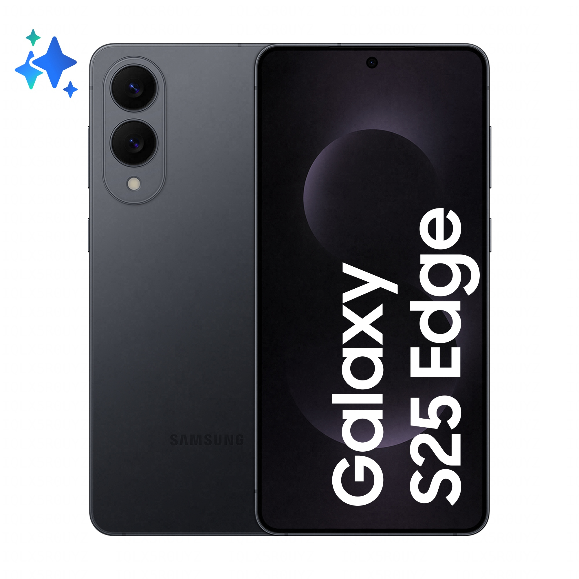 Samsung Galaxy S25 Edge 17 cm (6.7") Dual SIM Android 15 5G USB Type-C 12 GB 512 GB 3900 mAh Sort