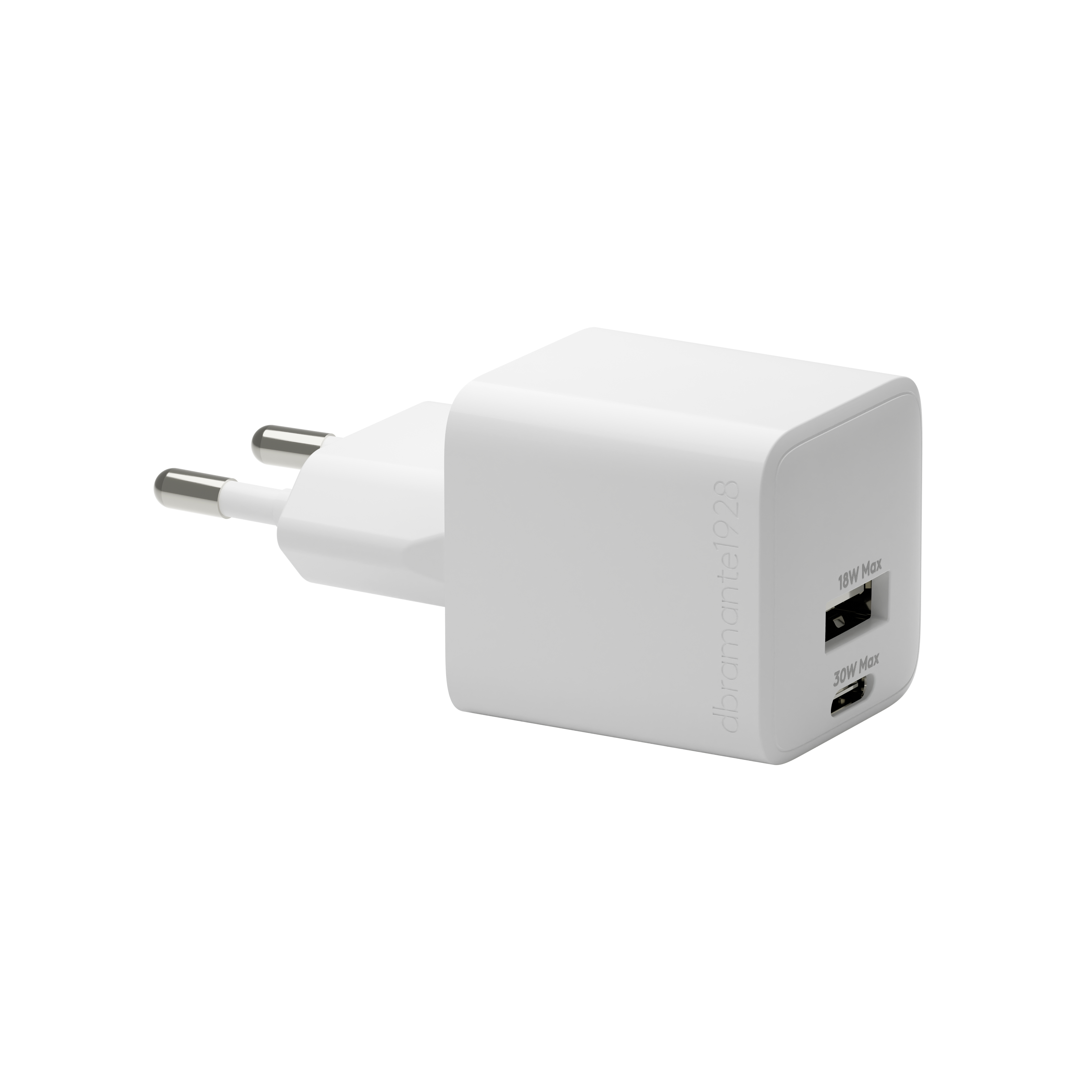 dbramante1928 Bulk - EU Vægoplader - USB-C 30W + USB-A 18W - W