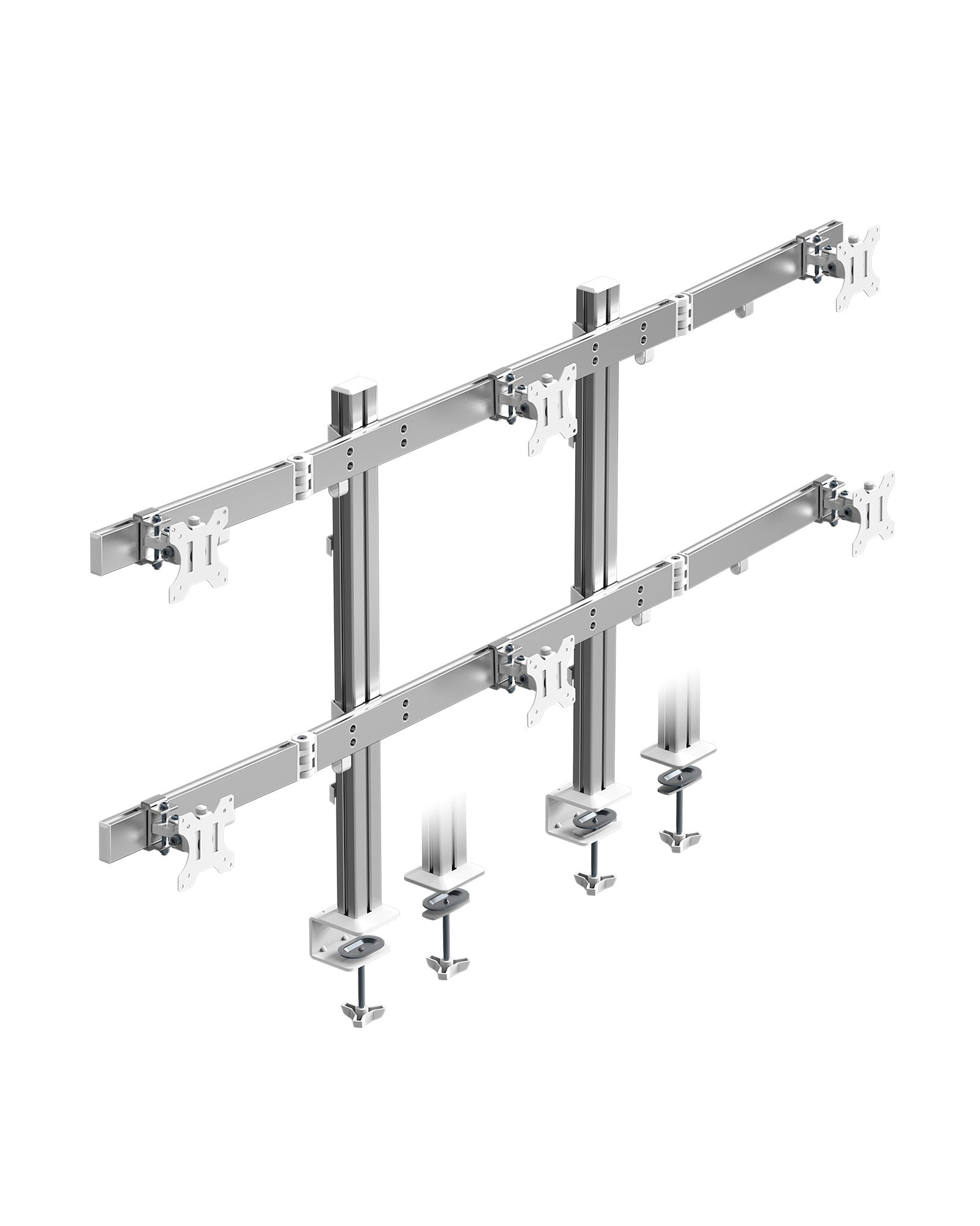 ICY BOX IB-MS666-T6 81,3 cm (32") Skrivebord Sølv