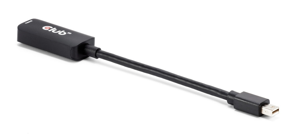 CLUB3D CAC-1188 videokabel adapter 0,09 m Mini DisplayPort HDMI Sort