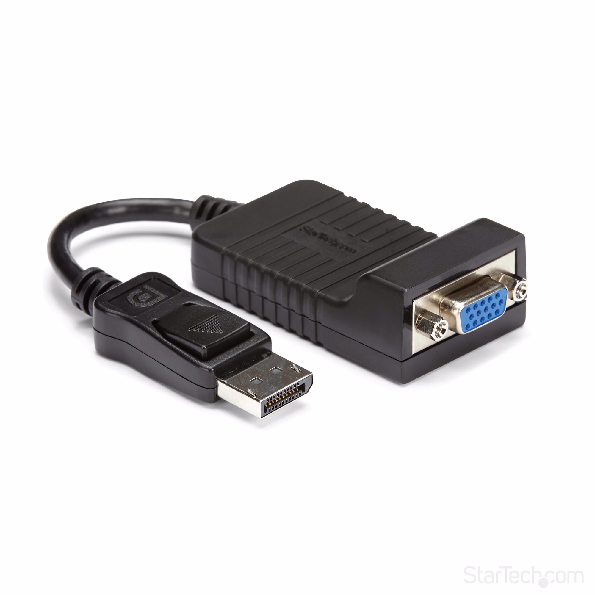 StarTech.com DP2VGA videokabel adapter 0,08 m DisplayPort VGA (D-Sub) Sort