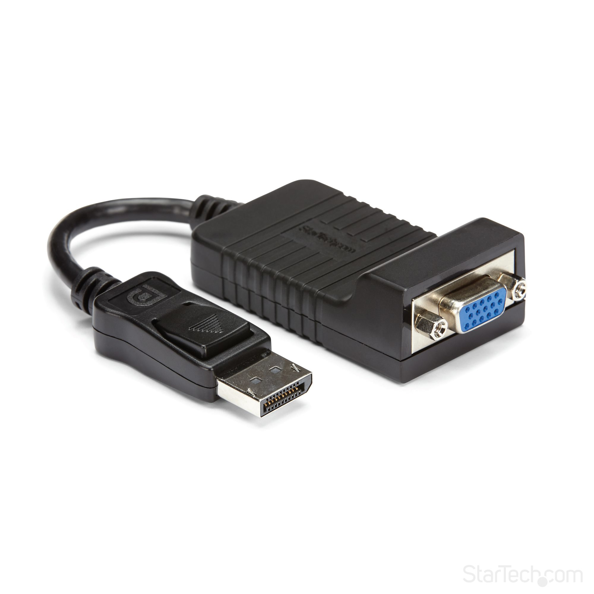 StarTech.com DP2VGA videokabel adapter 0,08 m DisplayPort VGA (D-Sub) Sort