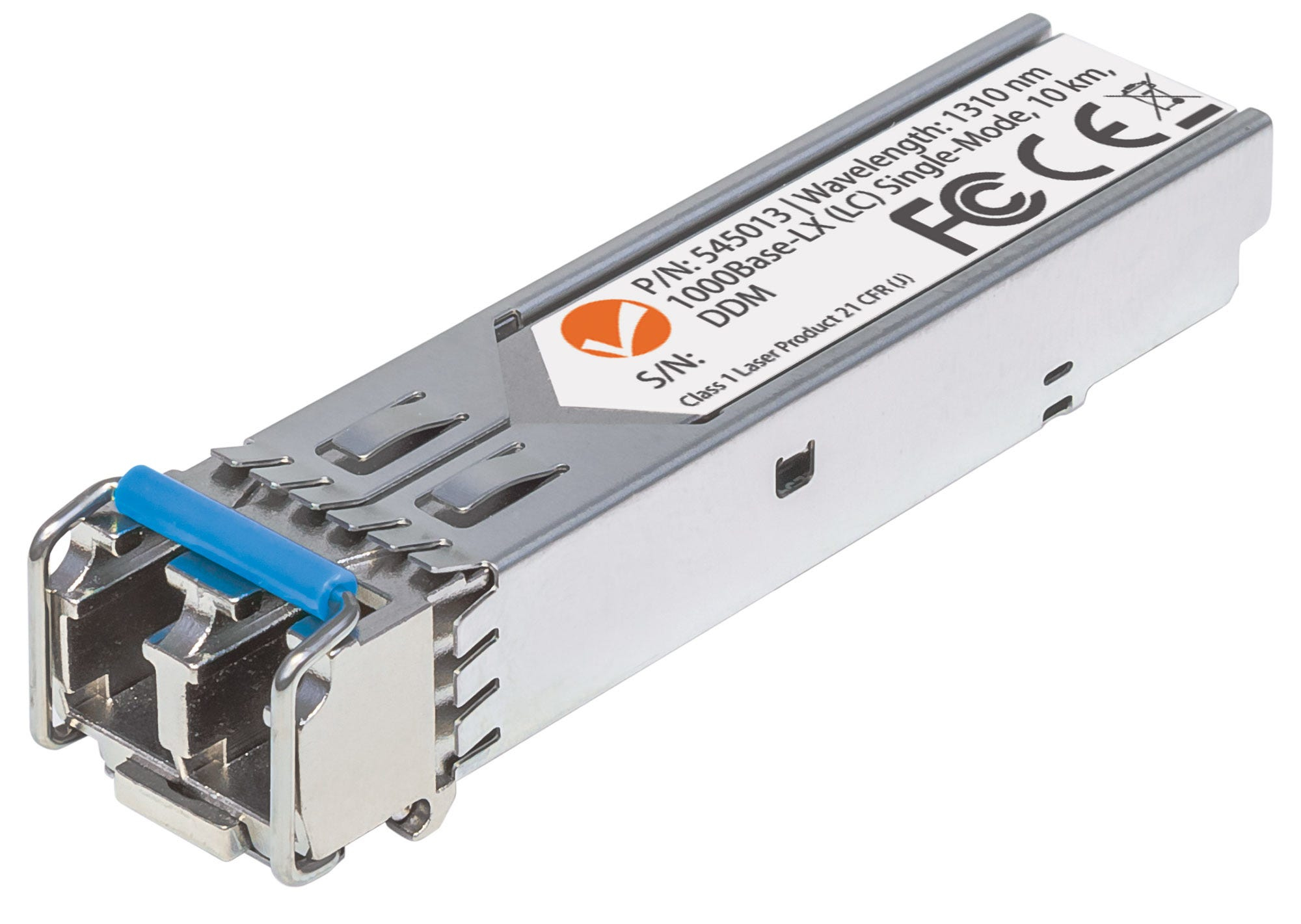 Intellinet 545013 modul til netværksmodtager Fiberoptisk 1000 Mbit/s SFP 1310 nm