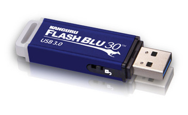iStorage Kanguru ALK-FB30-64G USB-nøgle 64 GB USB Type-A 3.2 Gen 1 (3.1 Gen 1) Blå