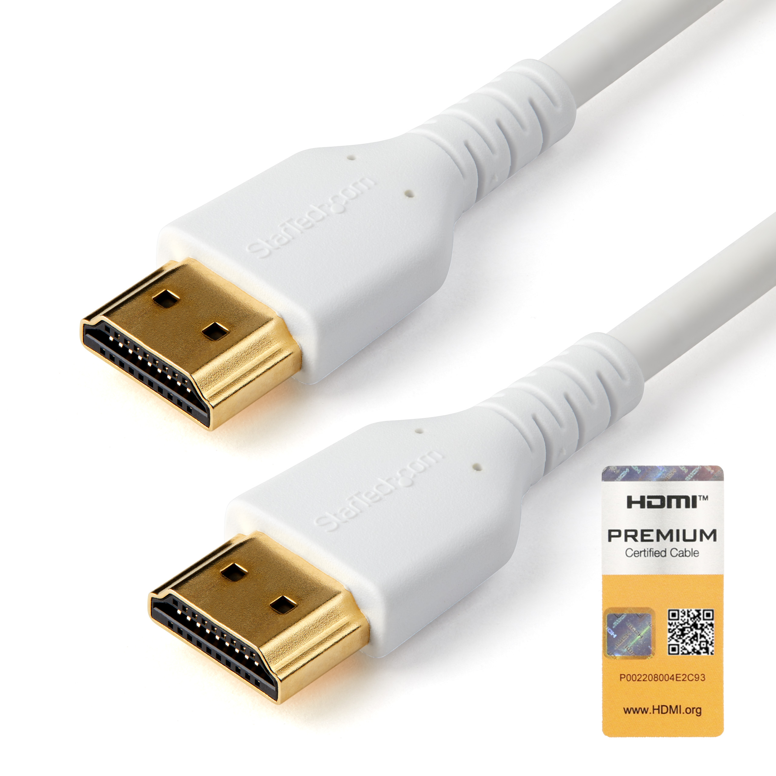 StarTech.com RHDMM2MPW HDMI-kabel 2 m HDMI Type A (Standard) Hvid
