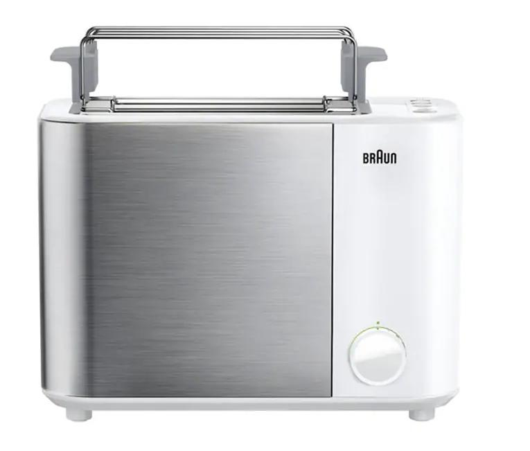 Braun HT 5010 13 2 skive(r) 1000 W Rustfrit stål, Hvid