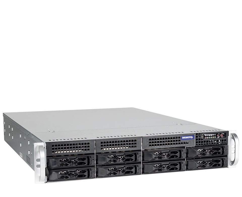 bluechip SERVERline R42316s server 1,92 TB Stativ (2U) Intel® Xeon Silver 4410Y 2 GHz 32 GB DDR5-SDRAM 650 W