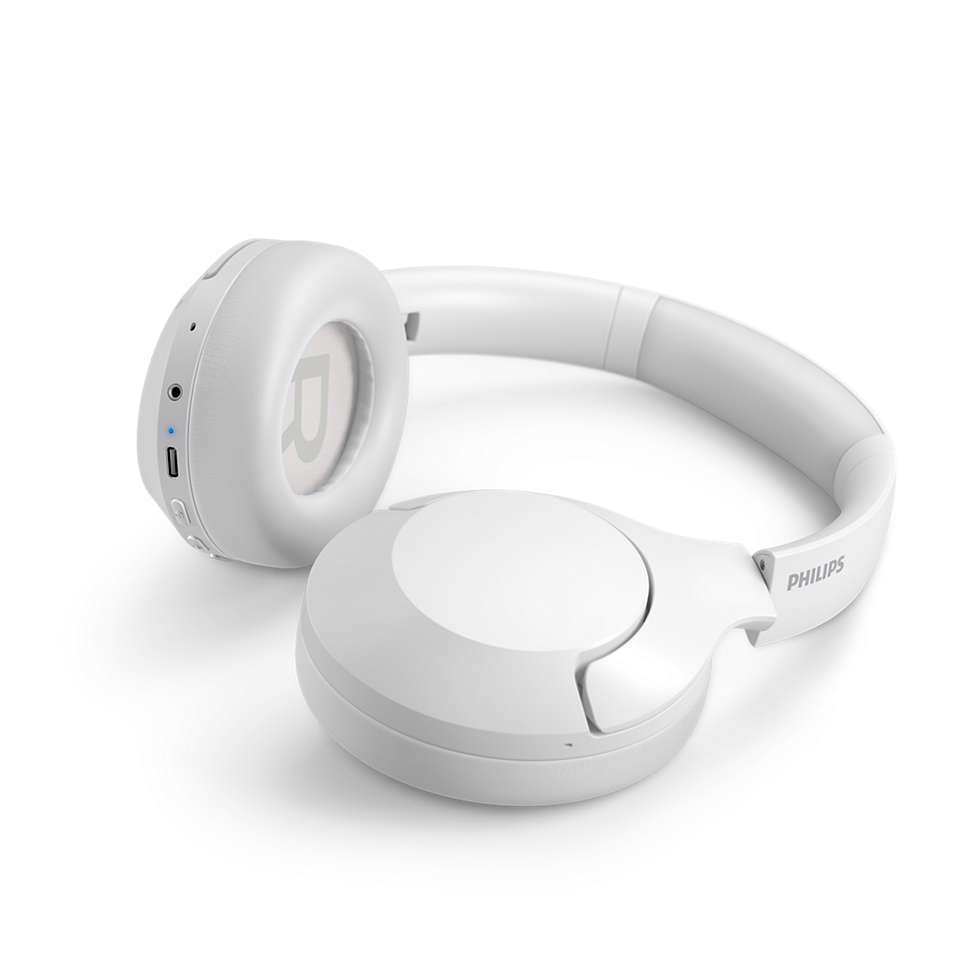 Philips TAH8506WT/00 hovedtelefoner/headset Trådløs Opkald/musik USB Type-C Bluetooth Hvid