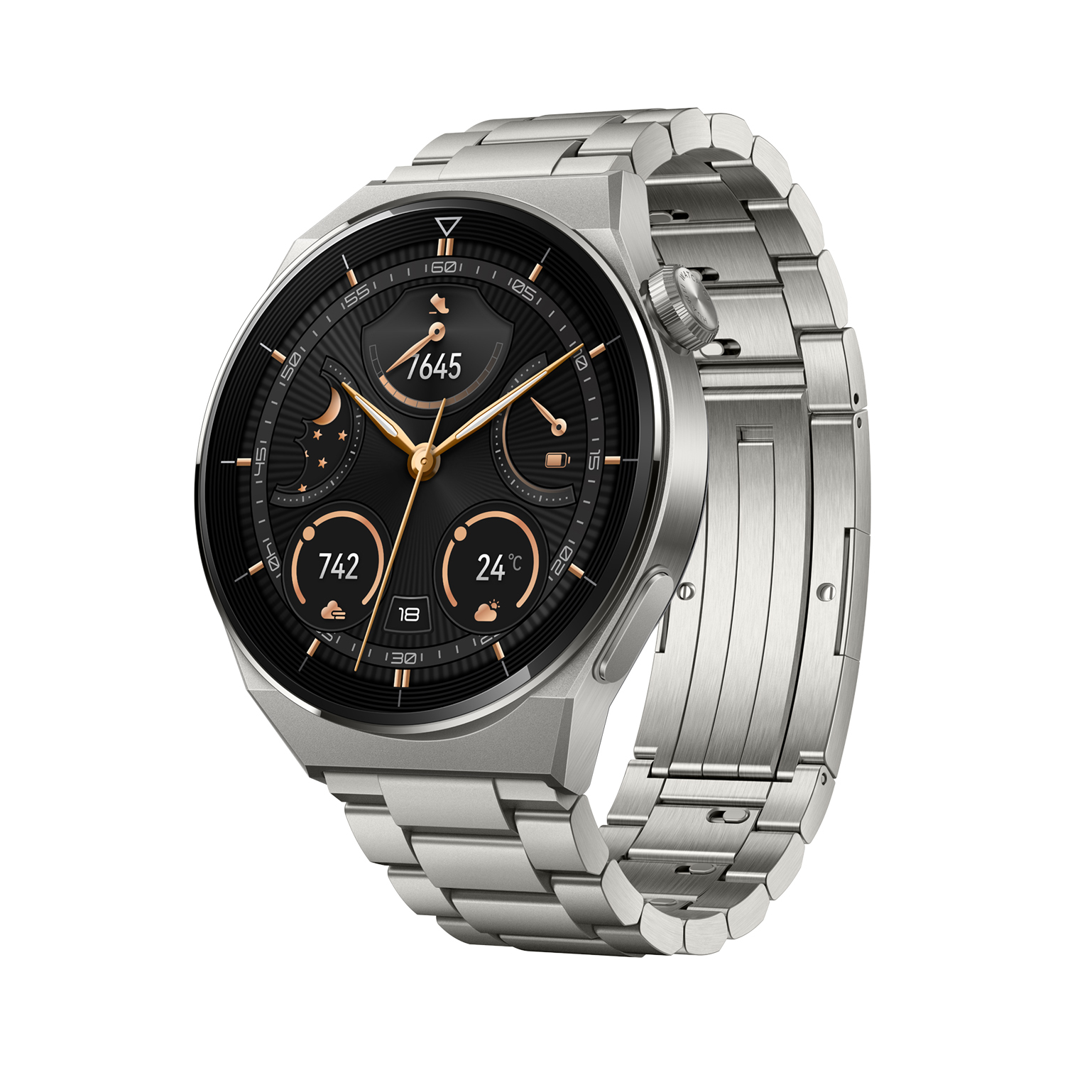 Huawei WATCH GT 3 Pro 3,63 cm (1.43") AMOLED 46 mm Digital 466 x 466 pixel Berøringsskærm 4G Titanium GPS (satellit)
