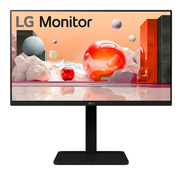 LG 24BA450-B computerskærm 60,5 cm (23.8") 1920 x 1080 pixel Fuld HD Sort