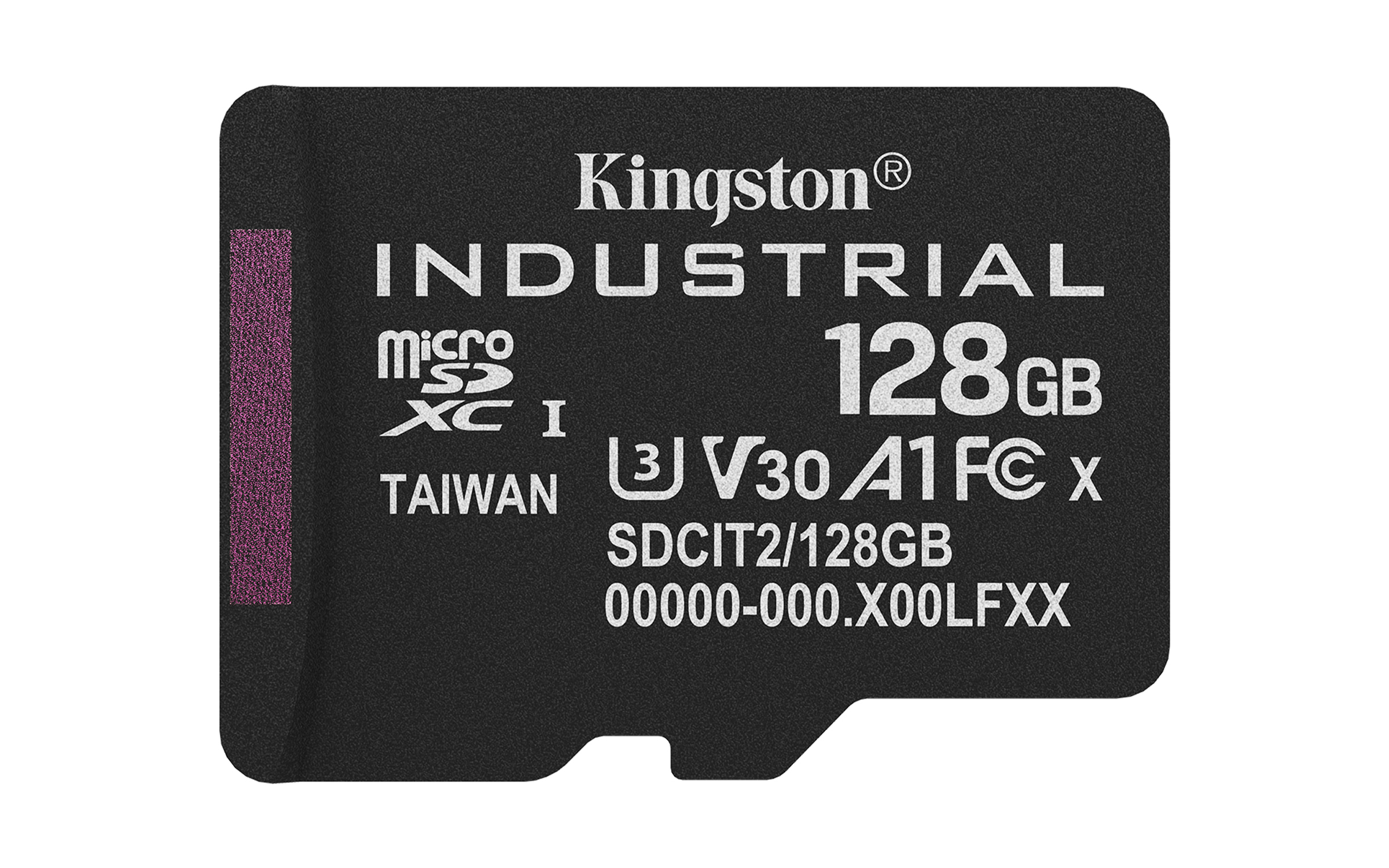 Kingston Technology 128GB microSDXC Industrial C10 A1 pSLC kort enkeltpakke uden adapter