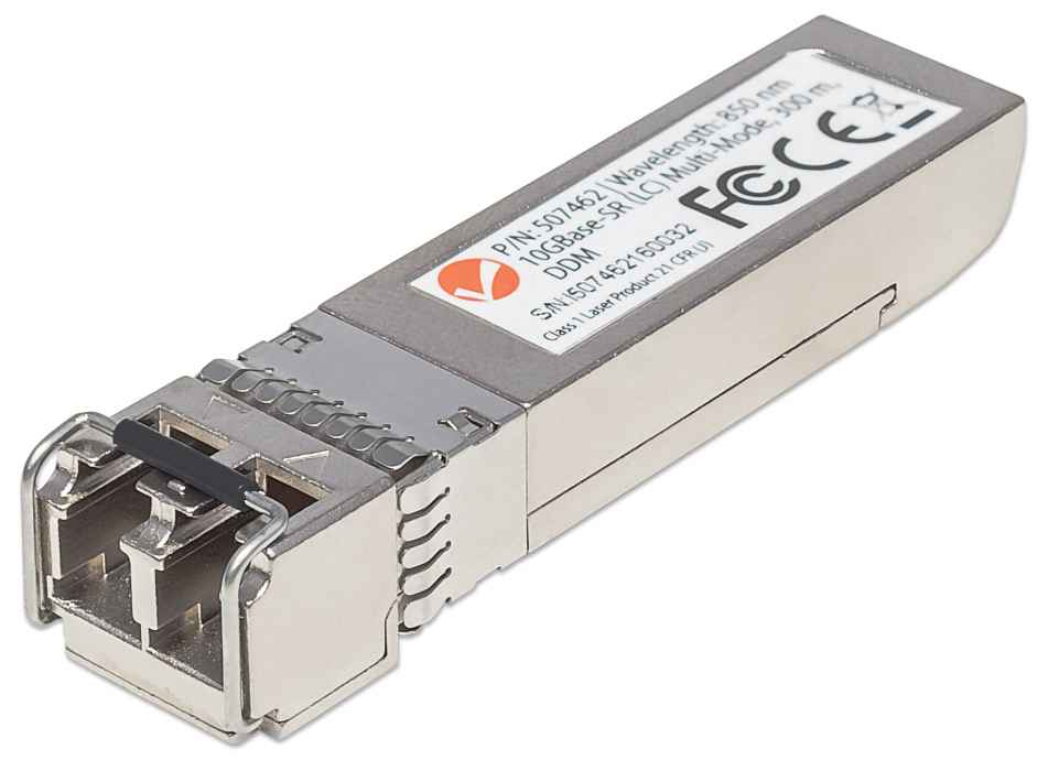 Intellinet 507462 modul til netværksmodtager Fiberoptisk 11100 Mbit/s SFP+ 850 nm