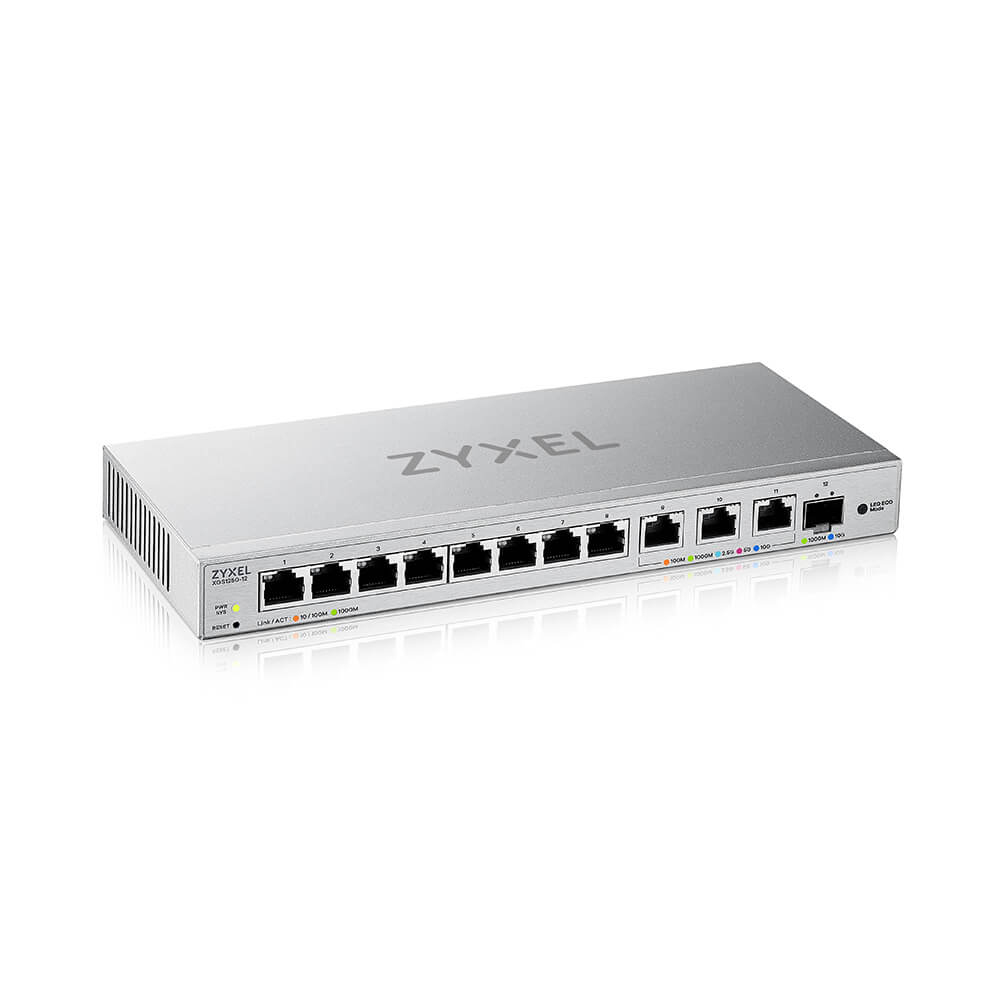 Zyxel XGS1250-12 Administreret L2 10G Ethernet (100/1000/10000) Grå