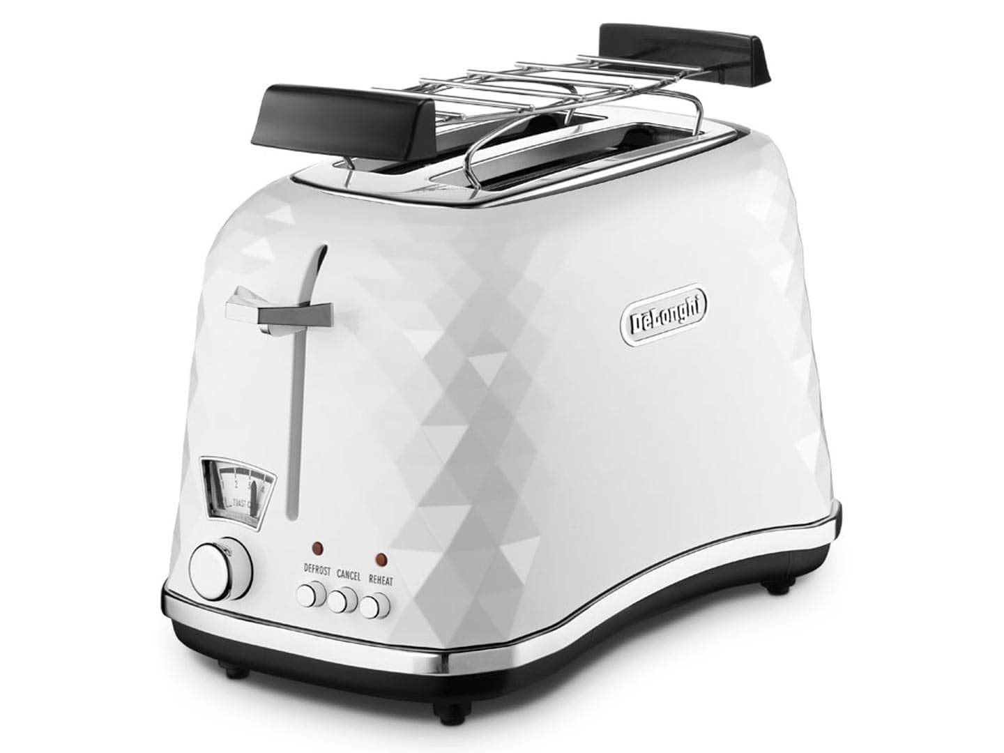 De’Longhi CTJ 2103.W brødrister 2 skive(r) 900 W Sort, Hvid