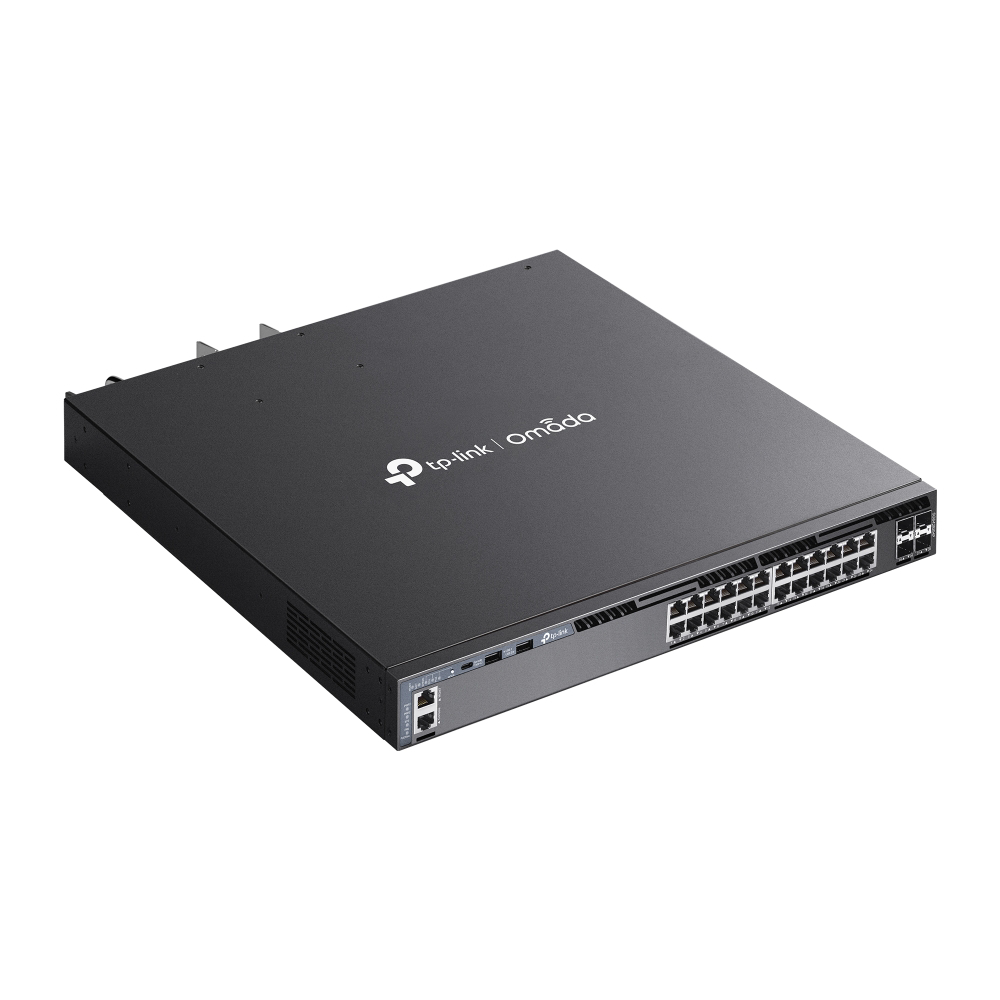 TP-Link Omada SG6428XHP netværksswitch Administreret L3 Gigabit Ethernet (10/100/1000) Strøm over Ethernet (PoE) 1U Sort