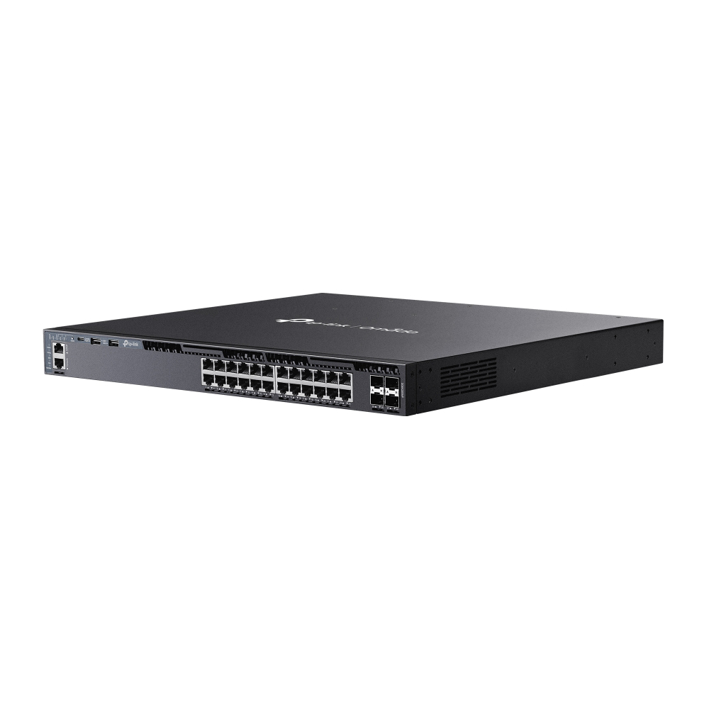 TP-Link Omada SG6428XHP netværksswitch Administreret L3 Gigabit Ethernet (10/100/1000) Strøm over Ethernet (PoE) 1U Sort