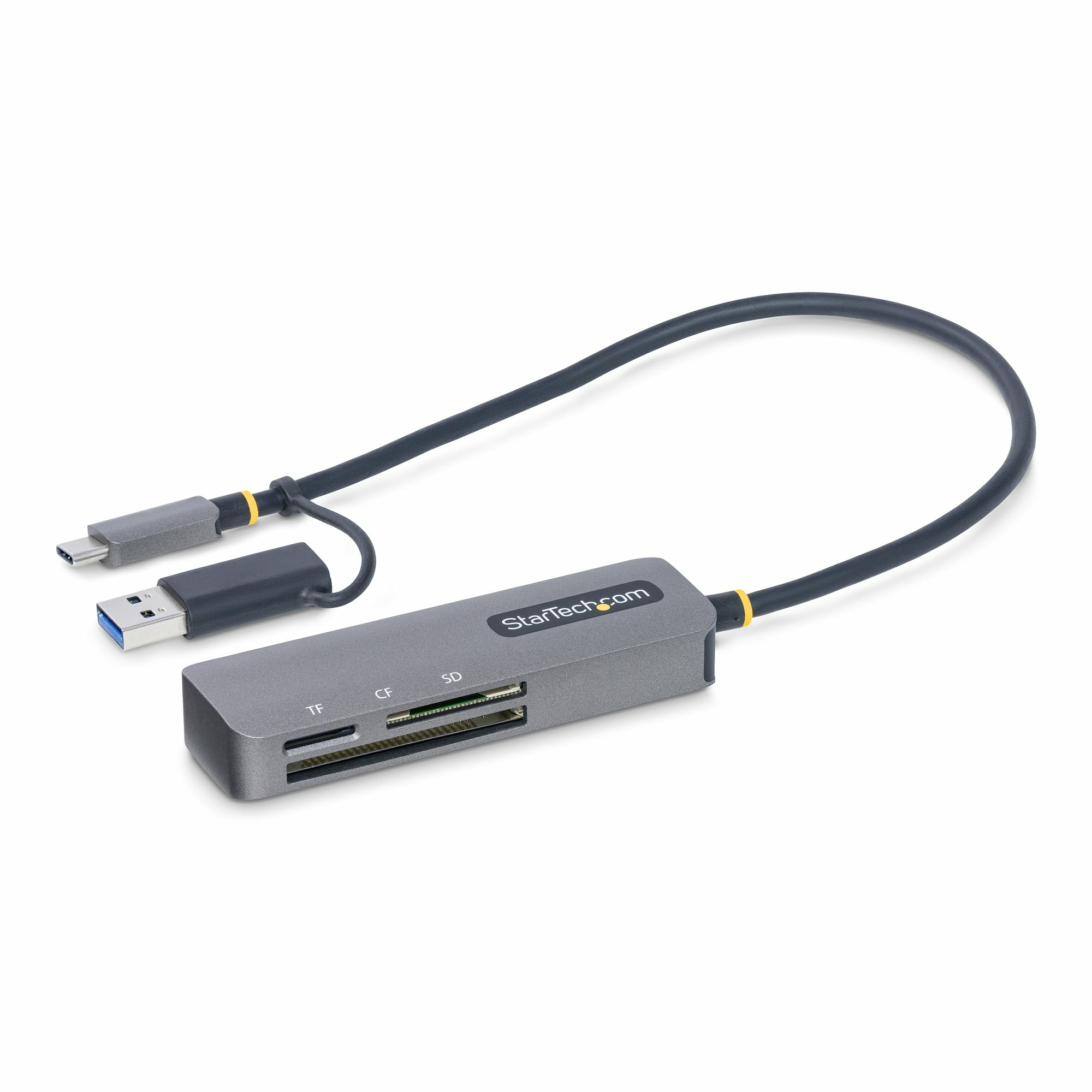StarTech.com FCREADMICRO3V2 kortlæser USB 3.2 Gen 1 (3.1 Gen 1) Type-C Grå