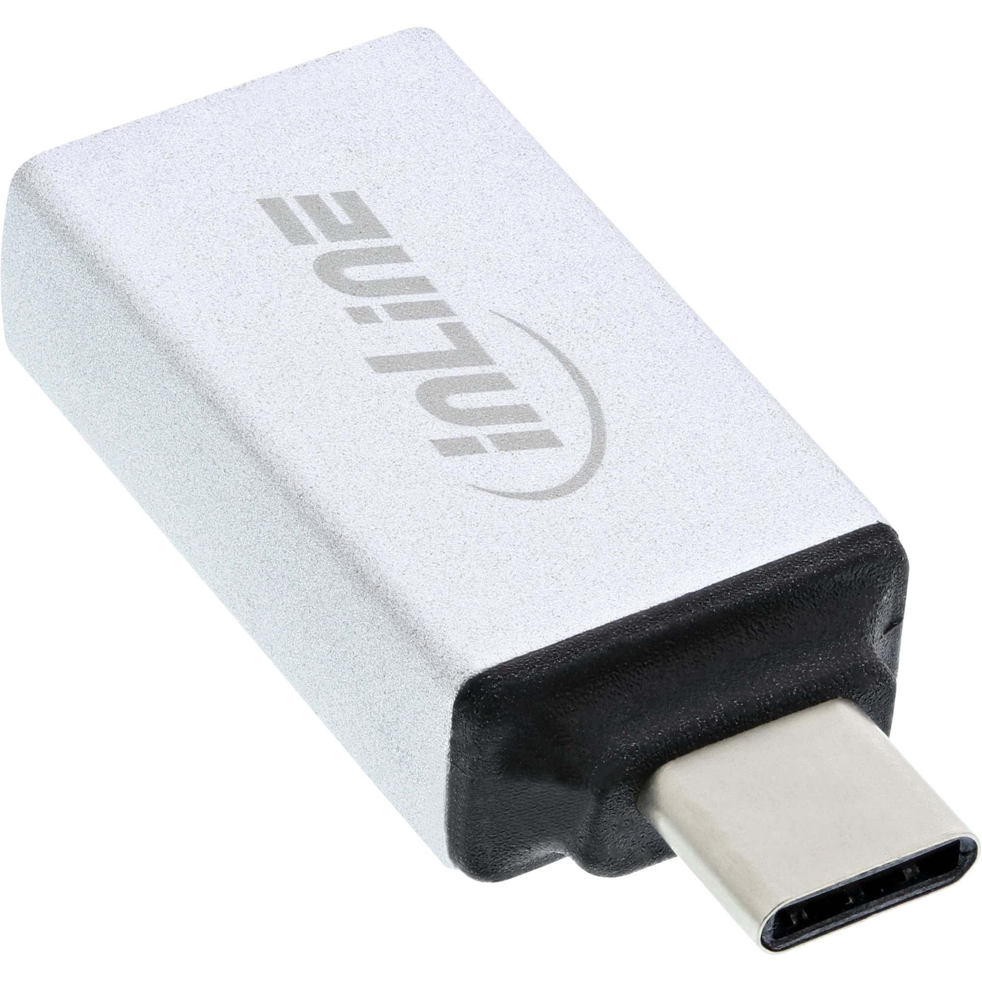 InLine 35801 kabel kønsskifter USB type C male USB-A Sølv