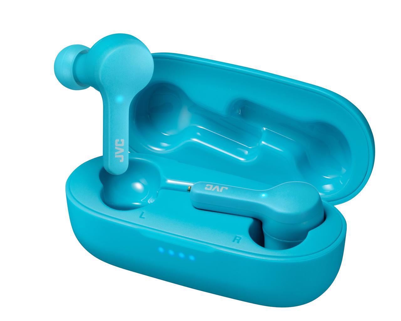 JVC HA-A7T-A Headset True Wireless Stereo (TWS) I ørerne Opkald/musik Bluetooth Blå