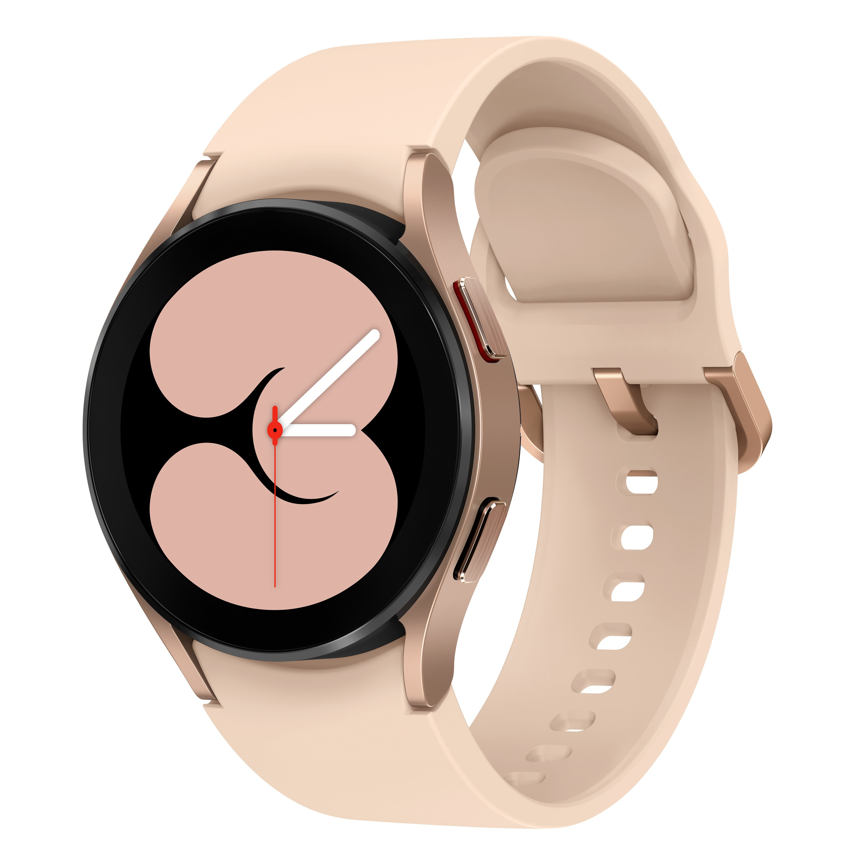 Samsung Galaxy Watch4 3,05 cm (1.2") OLED 40 mm Digital 396 x 396 pixel Berøringsskærm 4G Lyserød guld Wi-Fi GPS (satellit)