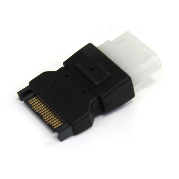 StarTech.com LP4SATAFM kabel kønsskifter SATA (15-pin) LP4 (4-pin) Sort