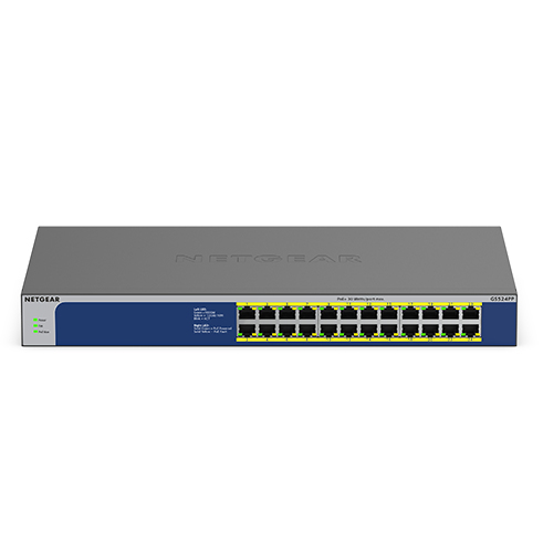 NETGEAR GS524PP Ikke administreret Gigabit Ethernet (10/100/1000) Strøm over Ethernet (PoE) Grå