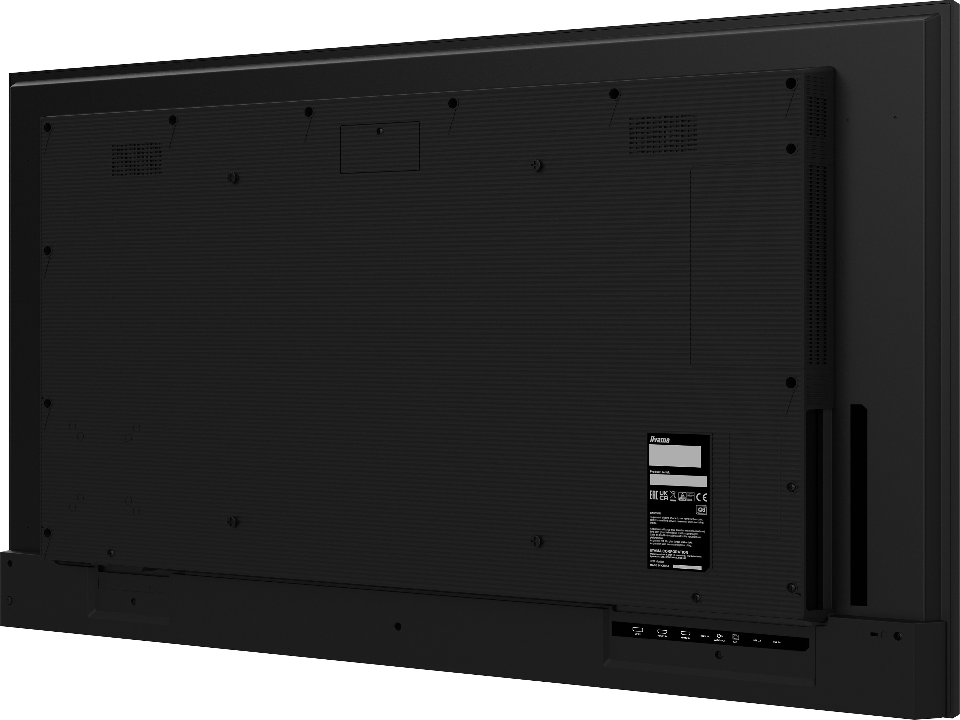 iiyama LH5565UHSB-B1 skilte display Kiosk design 138,7 cm (54.6") LED Wi-Fi 800 cd/m² 4K Ultra HD Sort Indbygget processer Android 11 24/7