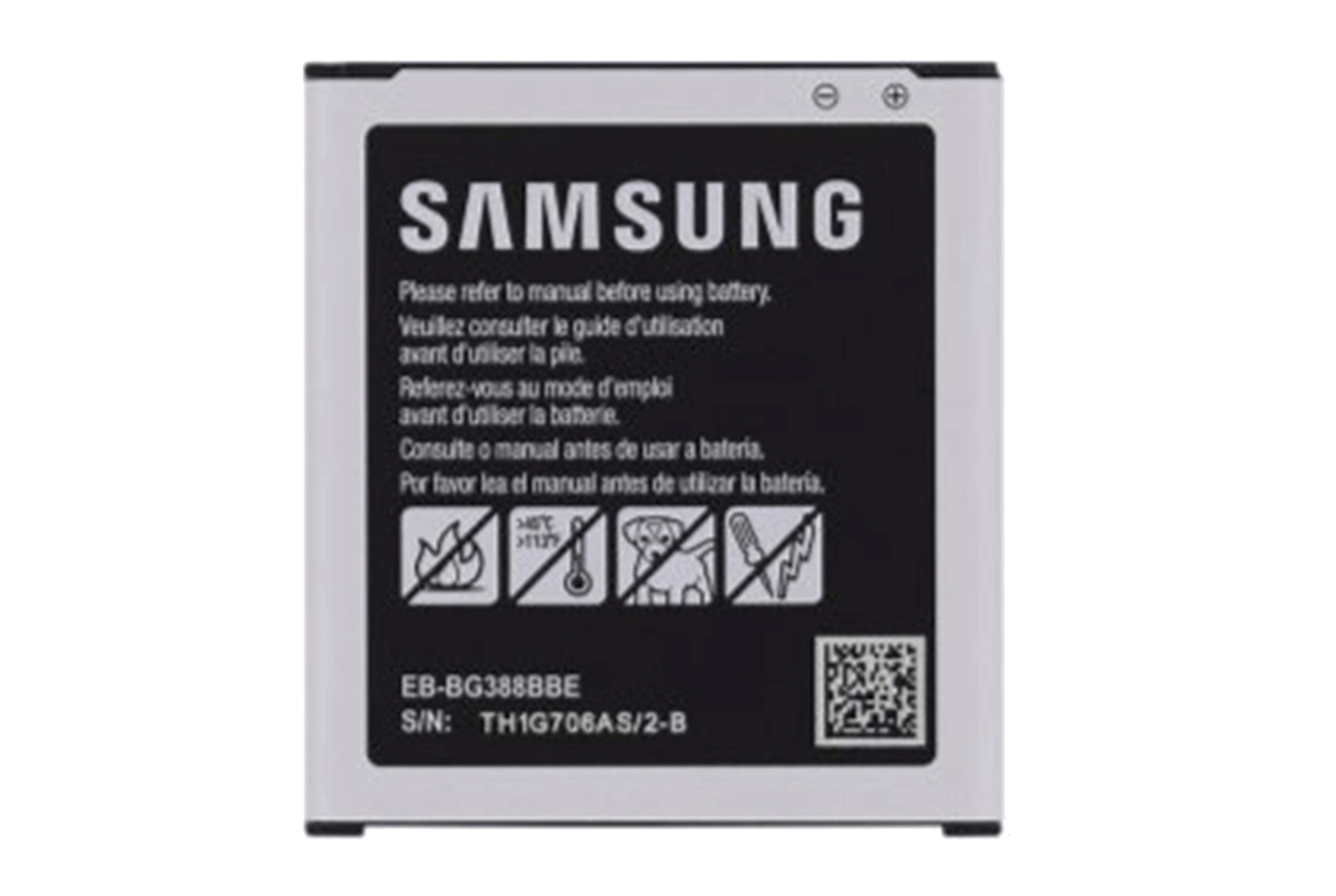 Samsung EB-BG390 Batteri Sort, Sølv
