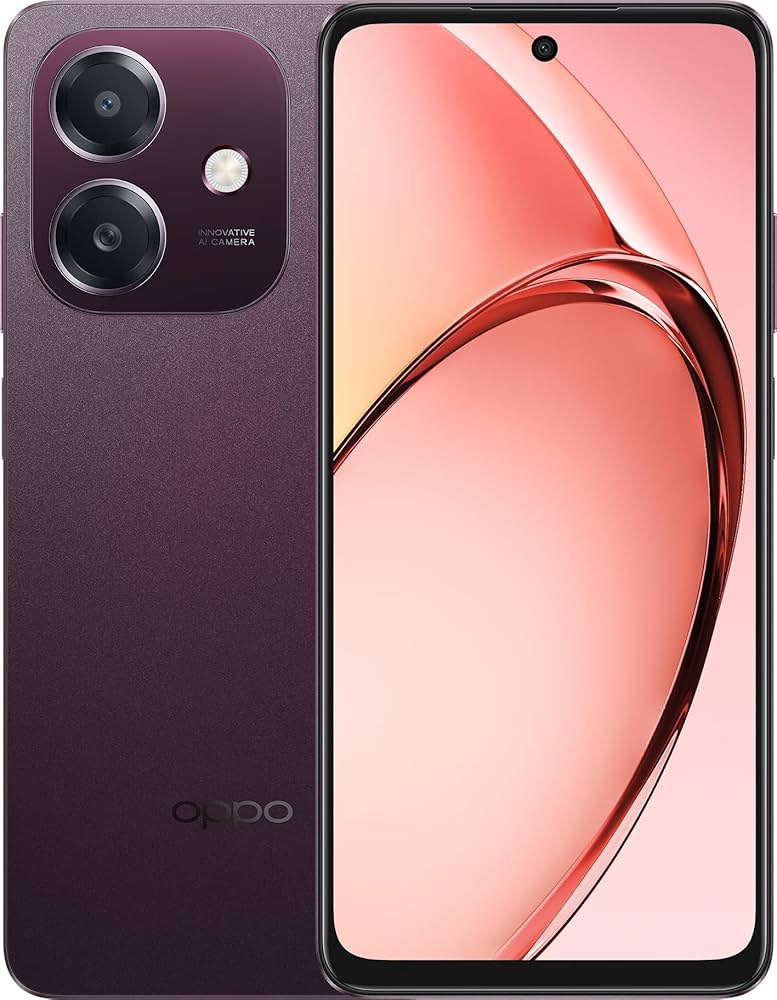 OPPO A60 5G 16,9 cm (6.67") Dual SIM Android 14 USB Type-C 4 GB 128 GB 5100 mAh Sort, Rød