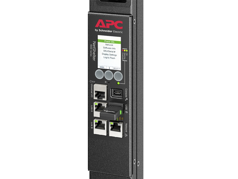APC APDU9959EU3 strømforsyningsenhed (PDU) 24 AC stikkontakt(er) 0U Sort