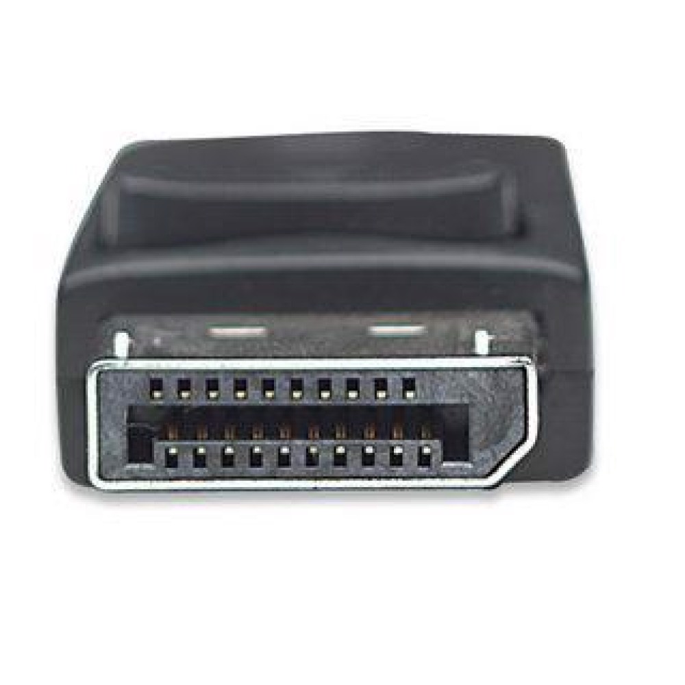 Techly DP - VGA M/F 0,07 m DisplayPort 2 x VGA (D-Sub) Sort