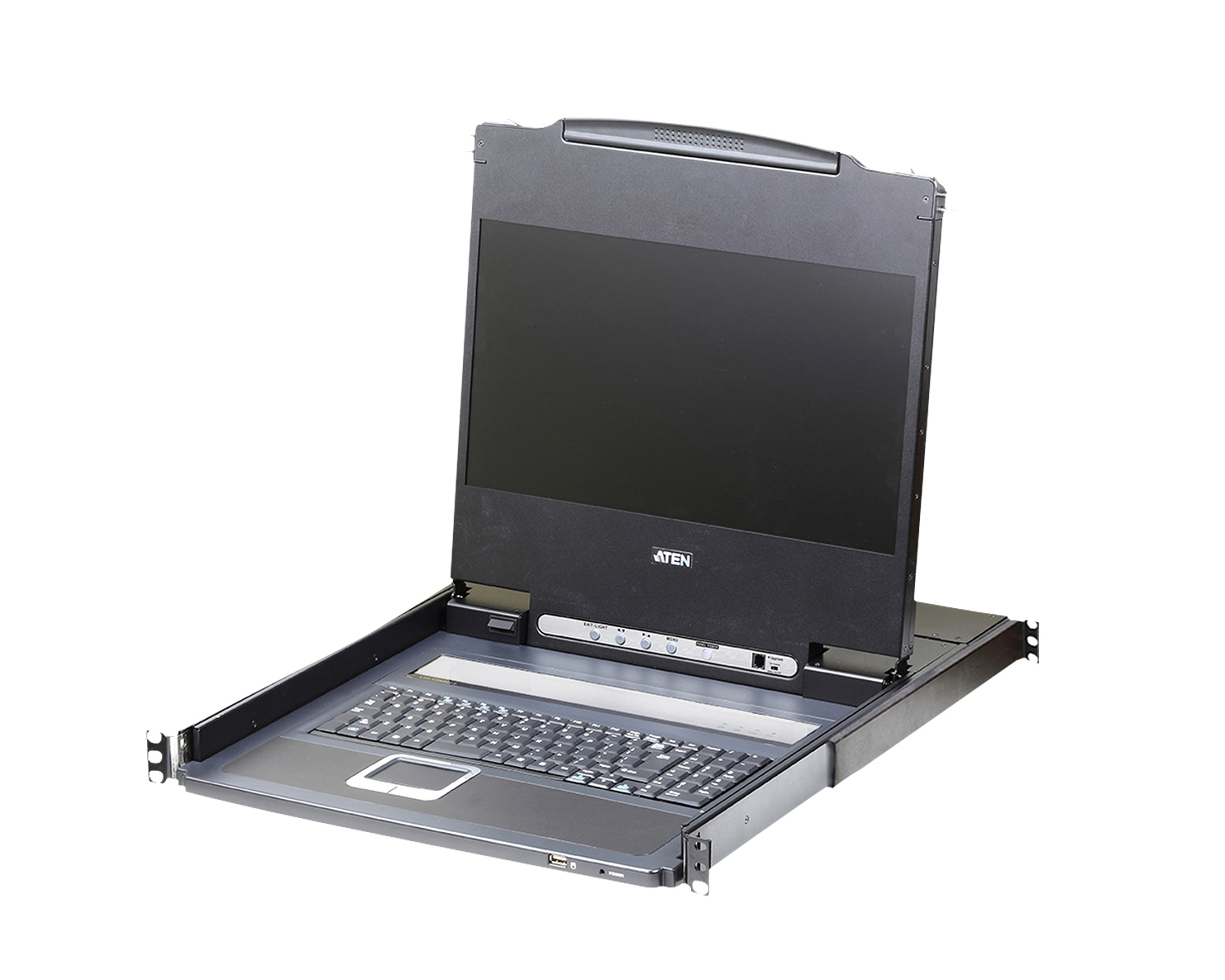 ATEN CL6700MW-ATA-2XK06SG rack-konsol 43,9 cm (17.3") Sort 1U