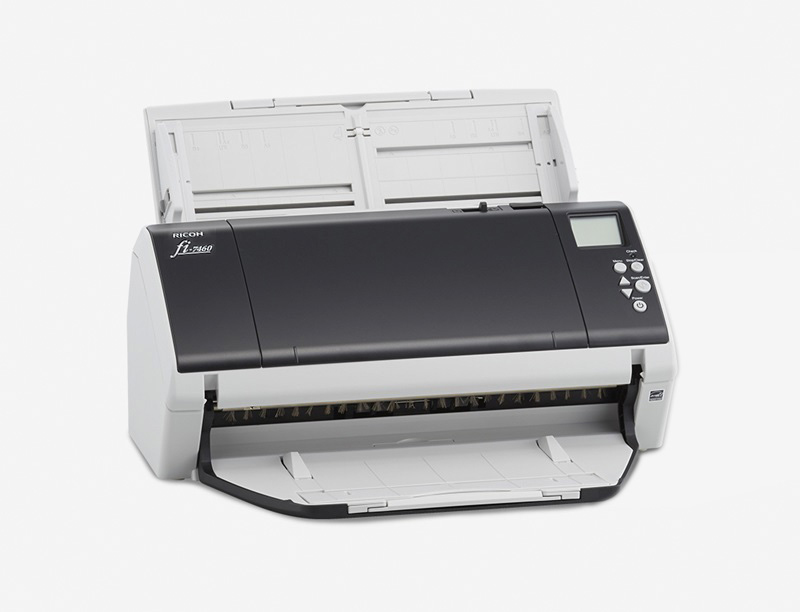 Ricoh fi-7460 ADF + manuel indføringsscanner 600 x 600 dpi A3 Grå, Hvid