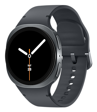 Samsung Galaxy Watch 8 3,3 cm (1.3") AMOLED 40 mm Digital 438 x 438 pixel Berøringsskærm 4G Grafit Wi-Fi GPS (satellit)
