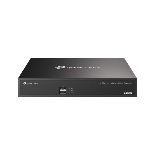 TP-Link VIGI NVR1004H Netværk videooptager (NVR) Sort