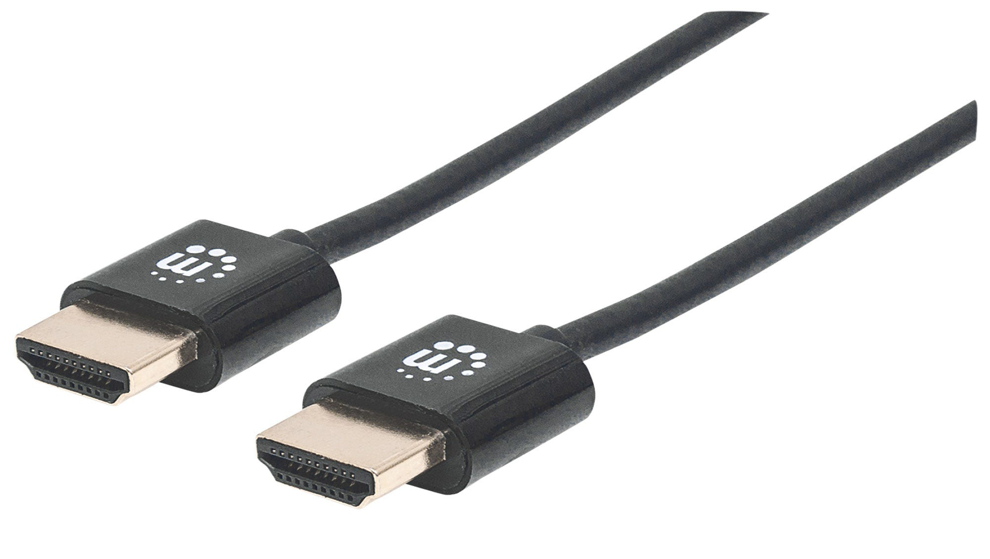 Manhattan 394369 HDMI-kabel 1,8 m HDMI Type A (Standard) Sort