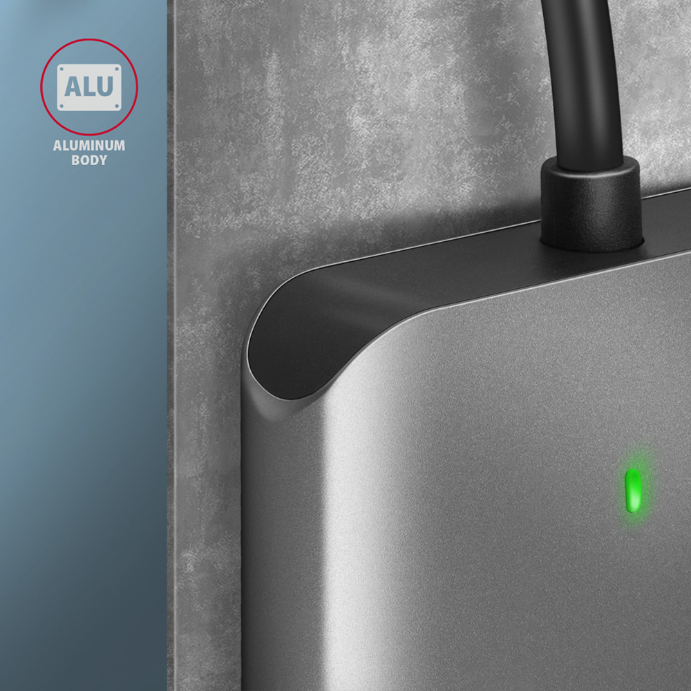 Axagon CRE-S3C kortlæser USB 3.2 Gen 1 (3.1 Gen 1) Type-C Grå