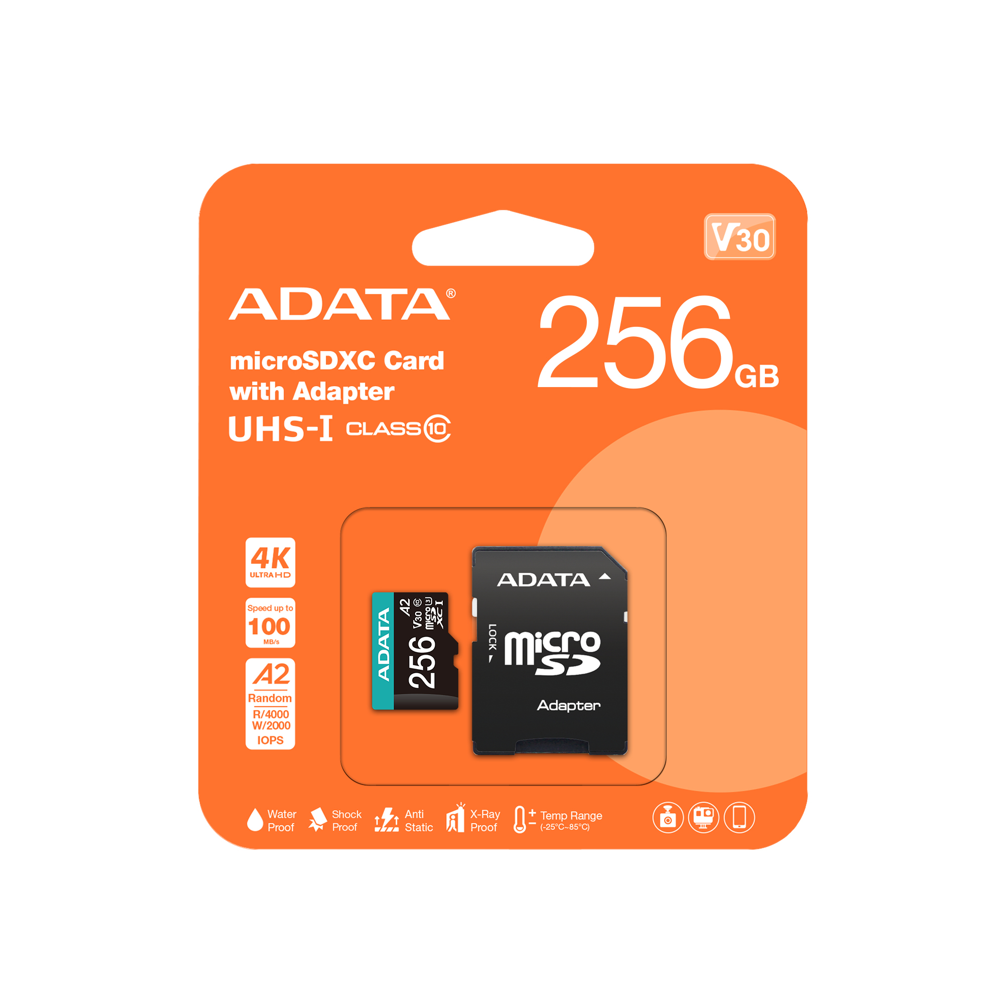 ADATA Premier Pro 256 GB MicroSDXC UHS-I Klasse 10