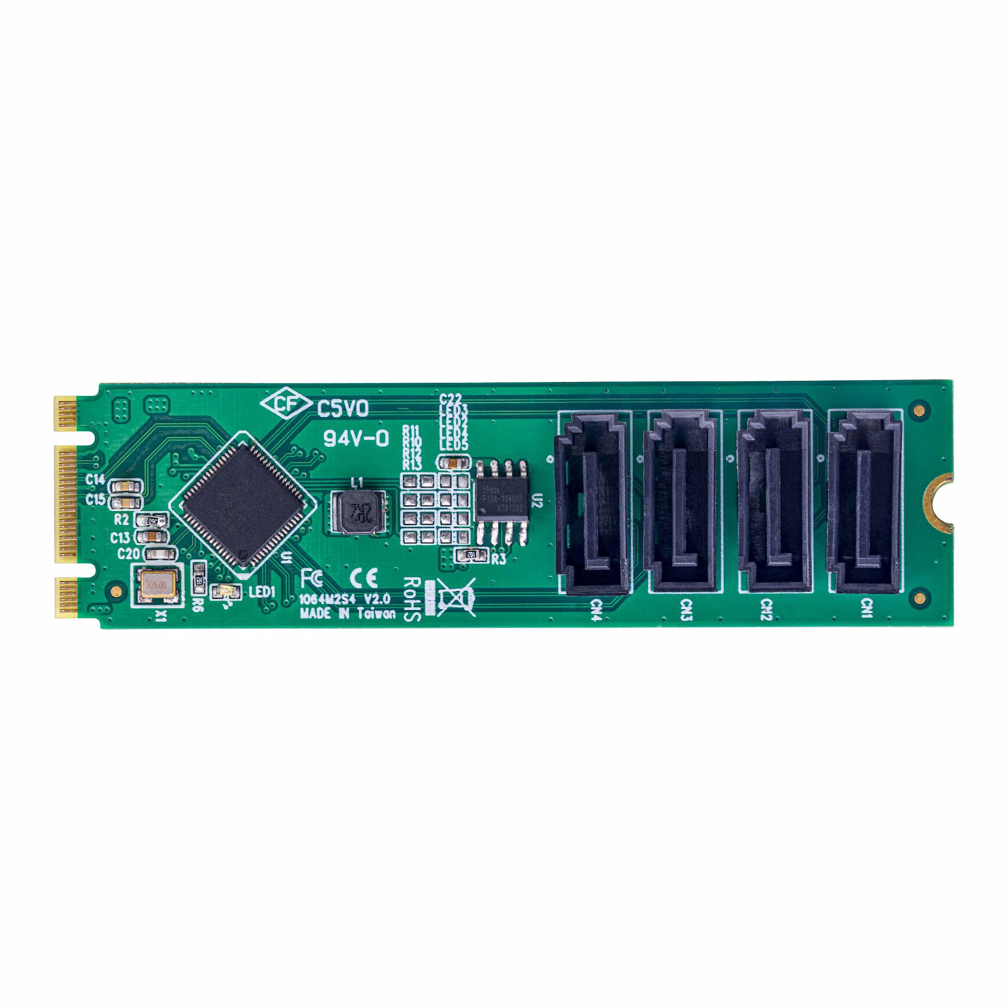 StarTech.com 4P-SATA-M2-ADAPTER interface-kort/adapter Intern