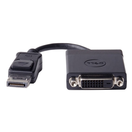 DELL DisplayPort to DVI Single-Link Sort, Grå