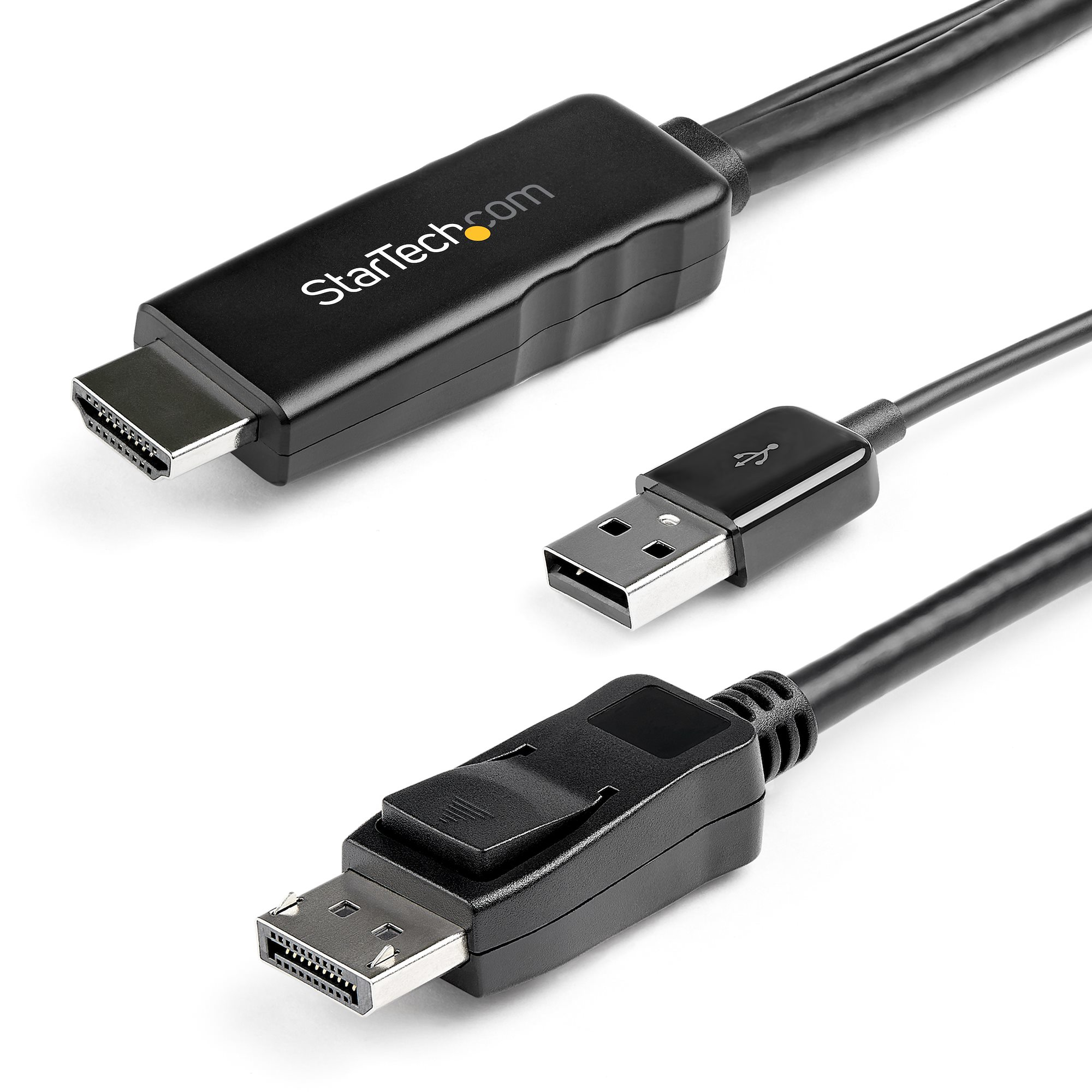 StarTech.com HD2DPMM2M videokabel adapter 2 m HDMI Type A (Standard) DisplayPort Sort