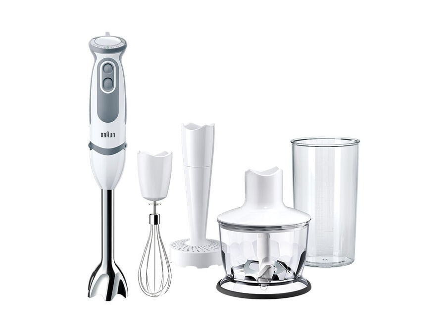 Braun MultiQuick 5 MQ5237WH 0,5 L Blender til madlavning 1000 W Grå, Hvid