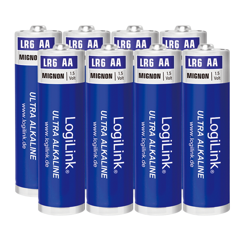 LogiLink LR6F8 husholdningsbatteri Engangsbatteri AA Alkaline