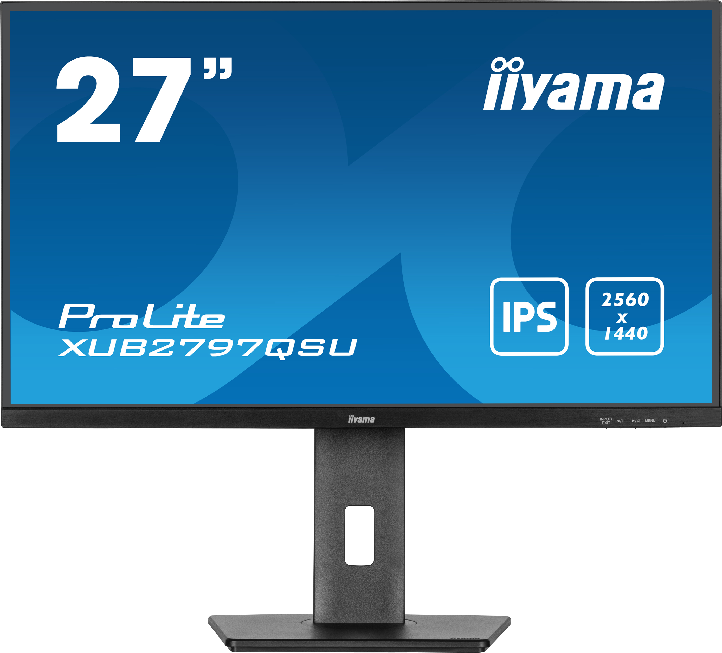 iiyama ProLite XUB2797QSU-B2 computerskærm 68,6 cm (27") 2560 x 1440 pixel 4K Ultra HD LED Sort