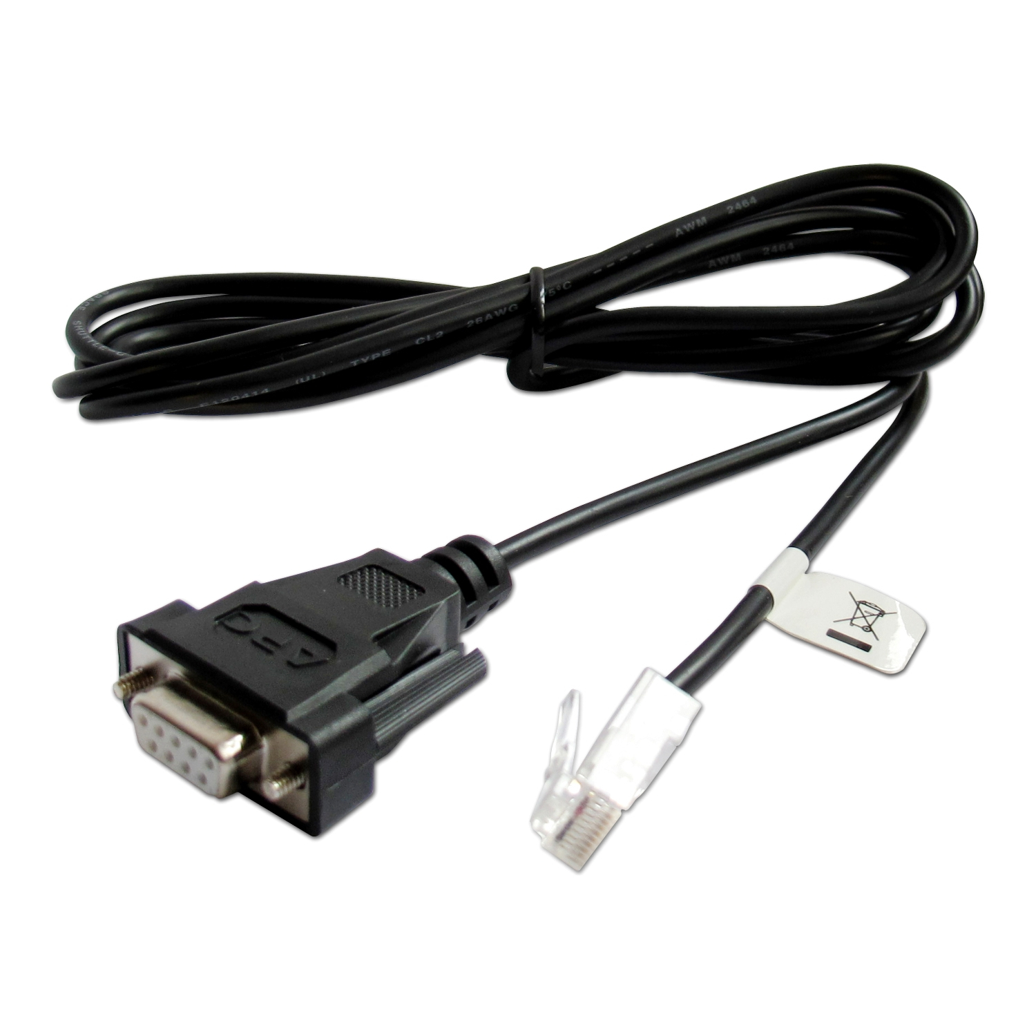 APC AP940-0625A kabel kønsskifter DB9 RJ45 Sort