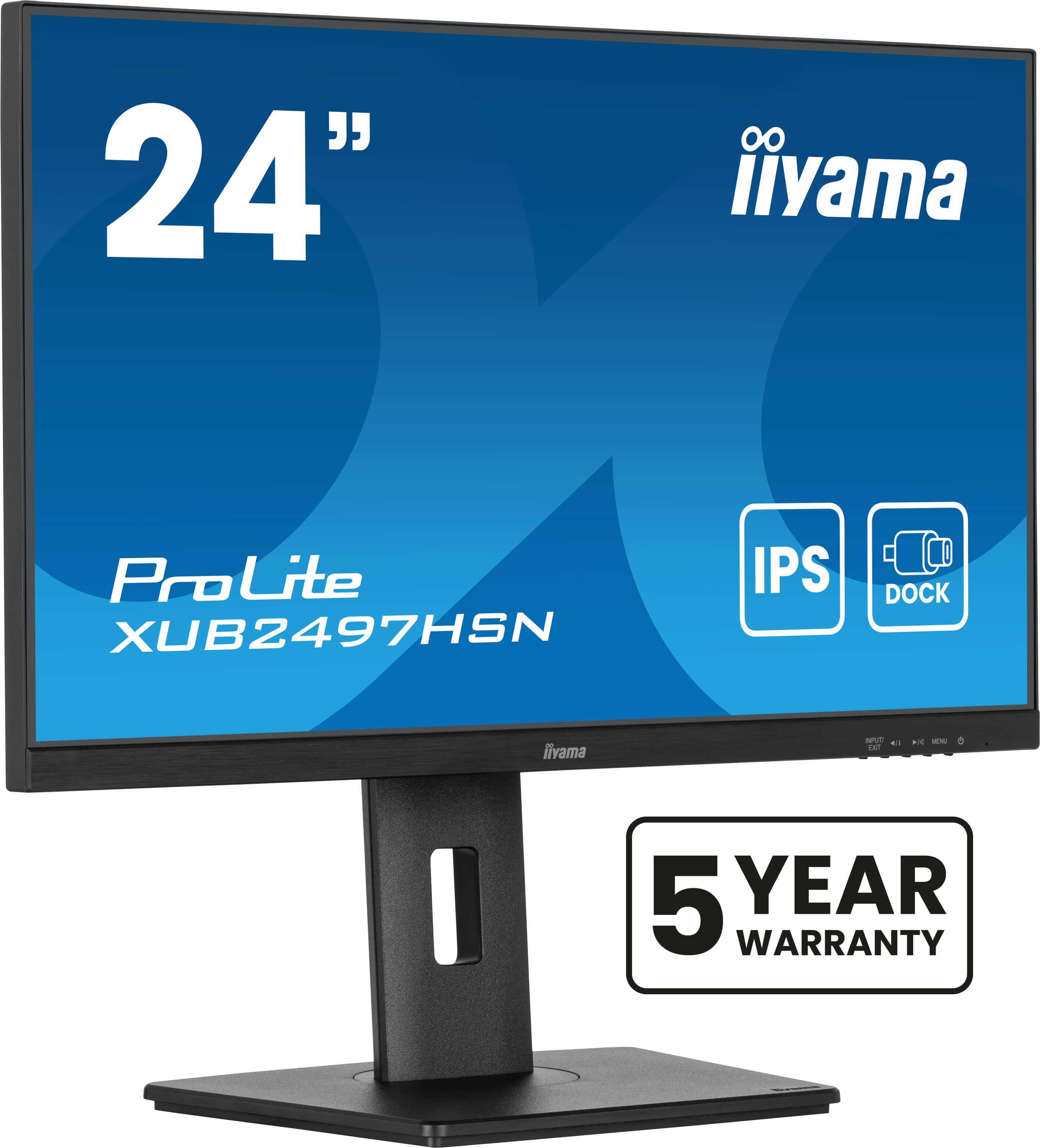 iiyama ProLite XUB2497HSN-B2 computerskærm 60,5 cm (23.8") 1920 x 1080 pixel Fuld HD LED Sort