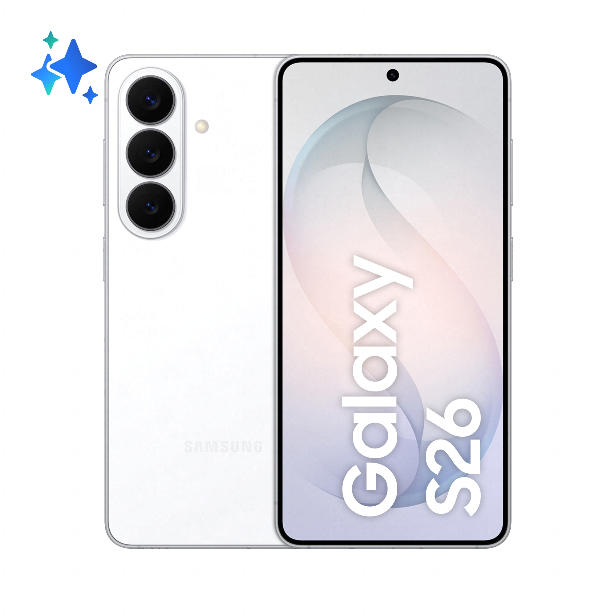 Samsung Galaxy S26 16 cm (6.3") Dual SIM Android 16.0 5G USB Type-C 12 GB 256 GB 4300 mAh Hvid