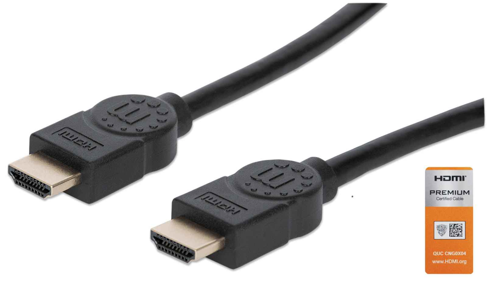 Manhattan 355353 HDMI-kabel 3 m HDMI Type A (Standard) Sort